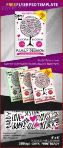 Reunion Flyer Template Free