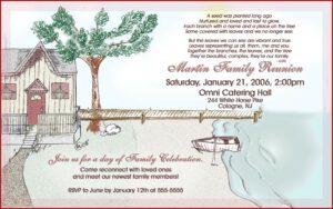 Reunion Invitation Templates Free Download