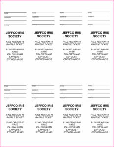 Sample Event Tickets Template