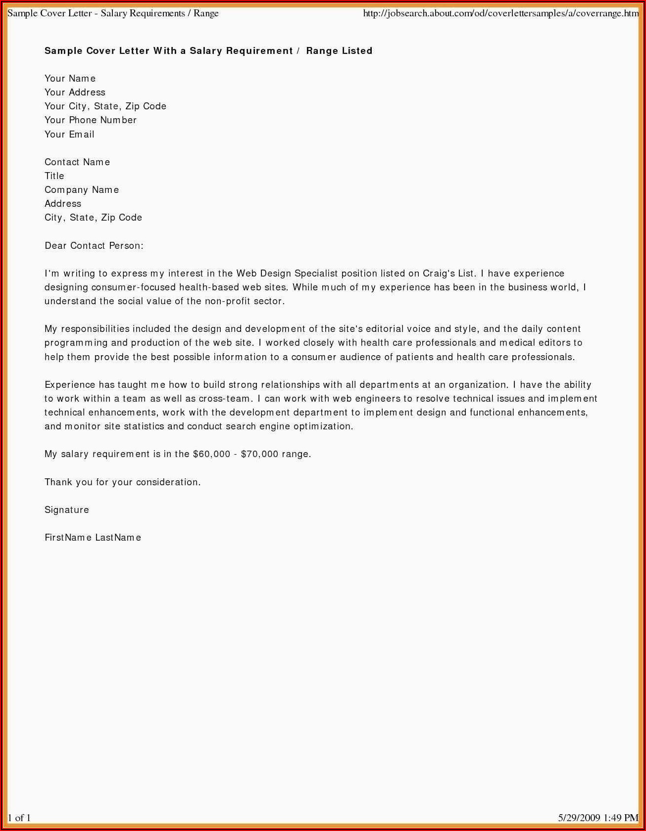 Sample Resignation Letter Template Free Download