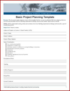Simple Project Timeline Template Excel Free