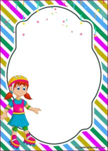 Skating Party Invitations Templates