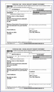 Social Security 1099 Form For 2019