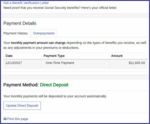 Social Security 1099 Form Replacement
