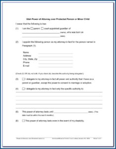 Temporary Guardianship Form Pennsylvania