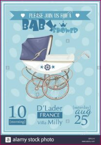 Twin Boy Baby Shower Invitation Templates