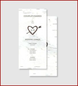 Vistaprint Menu Templates