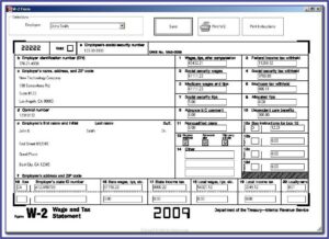 W2 2012 Tax Form Printable
