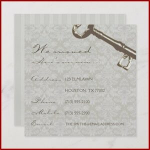 We Moved Announcements Templates