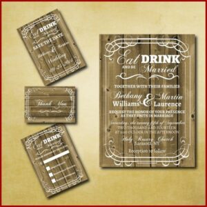 Western Wedding Invitations Templates Free