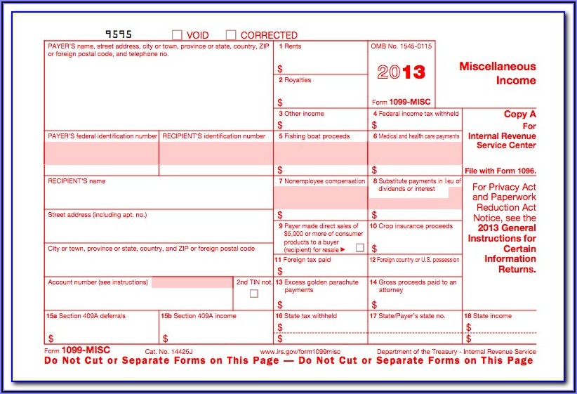 Where To Send 1099 Misc Forms In Massachusetts