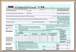 1040ez 2014 Form And Instructions