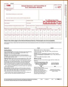 1099 Form 2017 Printable