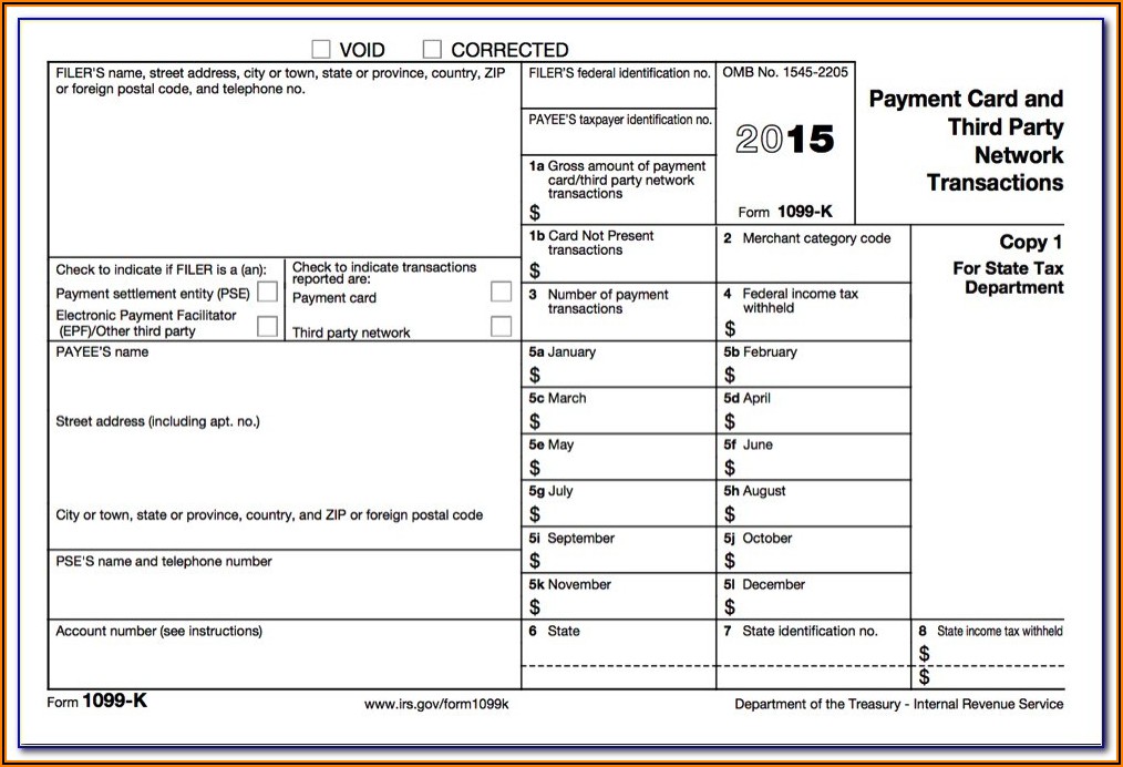 1099 Form Irs Instructions