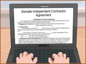 1099 Subcontractor Agreement Form