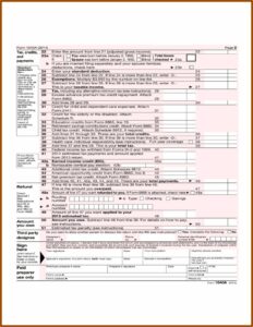2014 Individual Income Tax Return Form