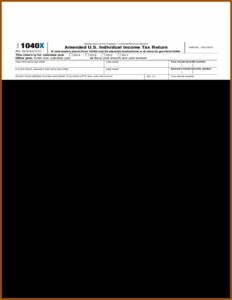 2014 Individual Tax Return Form