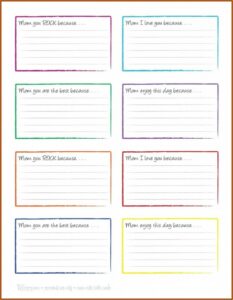 3x5 Invitation Template