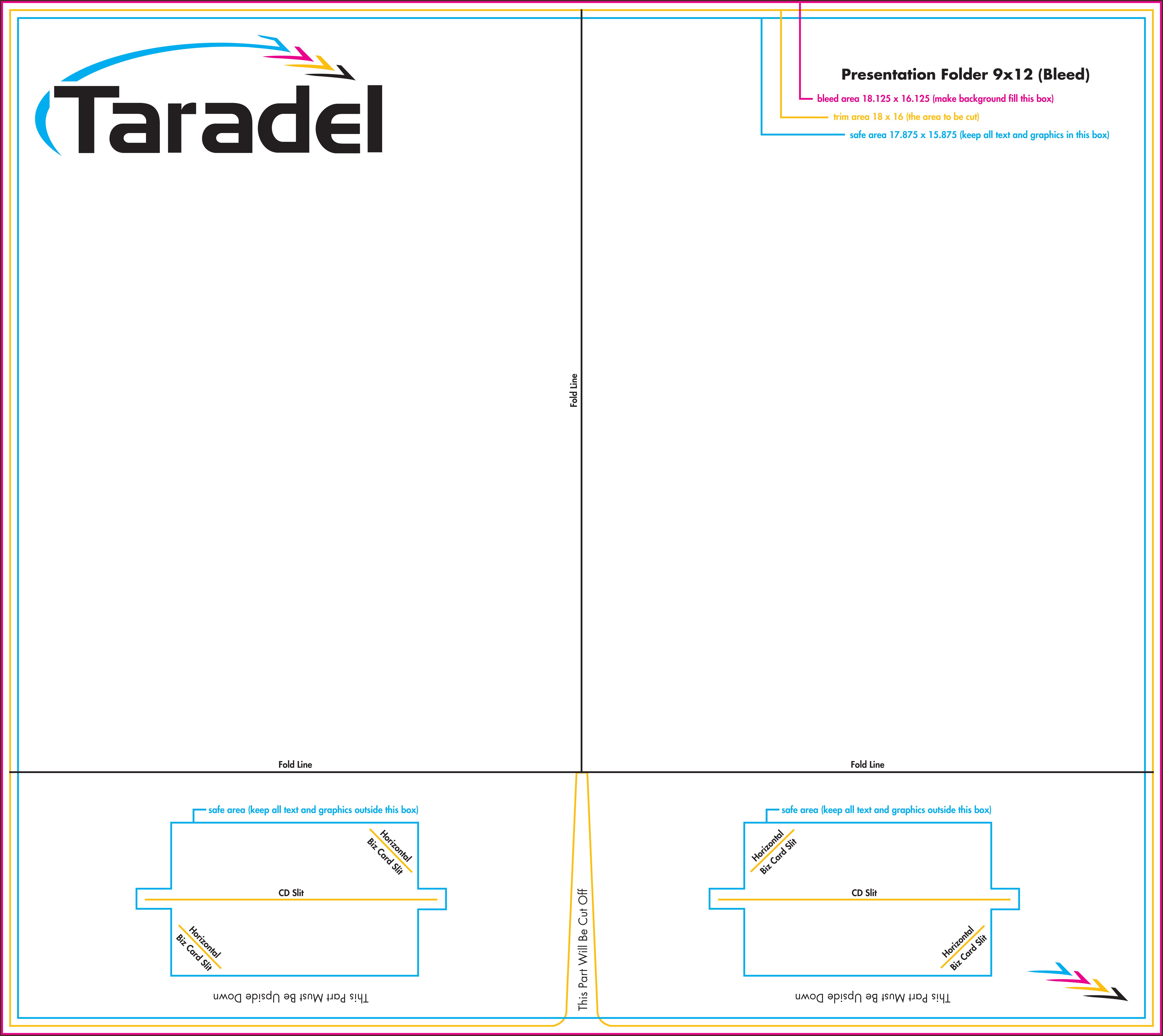 9x12 Pocket Folder Template Indesign