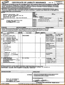 Acord 23 Insurance Form