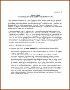 Advisory Board Bylaws Template