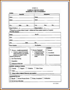 Alabama Contested Divorce Forms