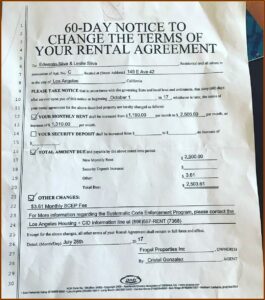 Aoa Forms Rent Increase