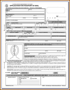 Application For Indian Passport Renewal Form