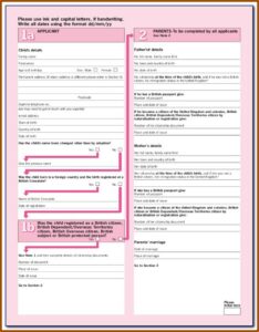 Application Form For Passport Renewal India