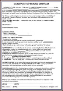 Artist Management Contract Template Free Download