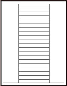 Avery Divider Tab Inserts 5 Template