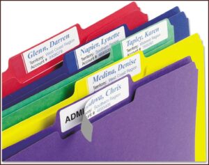 Avery File Label Template 5026