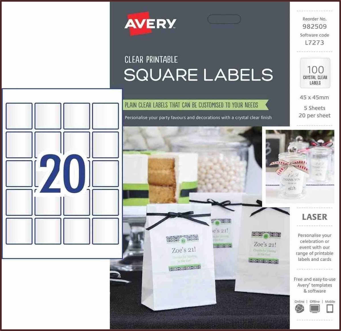 Avery File Label Template 8366