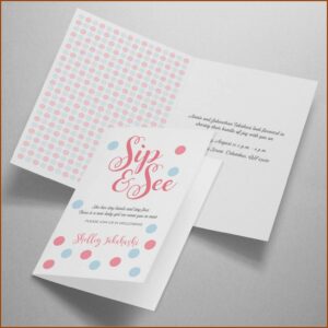 Avery Half Fold Greeting Card Template