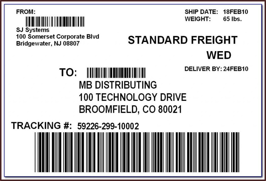 Avery Shipping Labels 8 Per Page Template