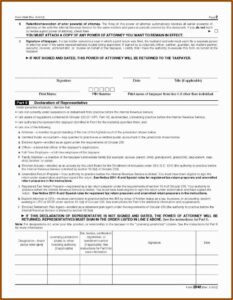 Az Power Of Attorney Form