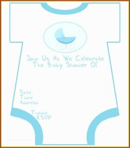 Baby Boy Invitation Templates