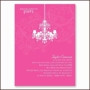 Bachelorette Invites Templates