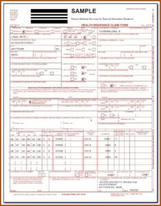 Blank Cms 1500 Form Pdf