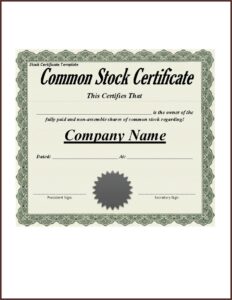 Blank Professional Certificate Templates