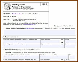 California Dba Filing Form