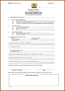 Cambodia Visa On Arrival Application Form Pdf