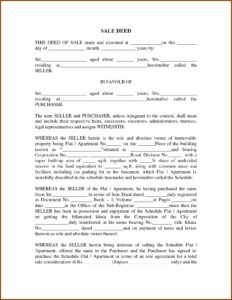 Car Sale Receipt Format India