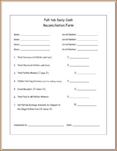 Cash Register Reconciliation Form Excel