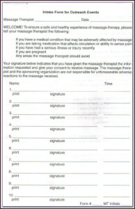 Chair Massage Flyer Templates