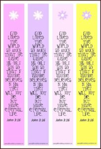 Christian Bookmark Template Pdf