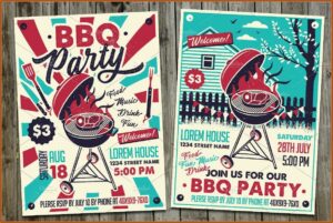 Christmas Bbq Invite Template