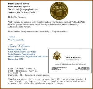 Chu Graphics Business Cards Order Form