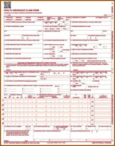 Cms 1500 Claim Form Description