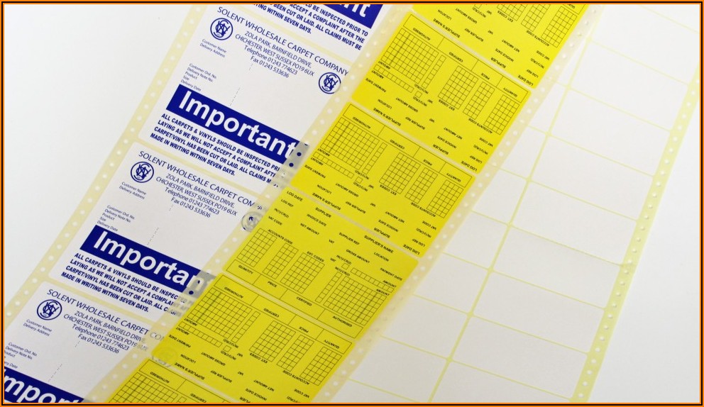 Continuous Business Forms Printing